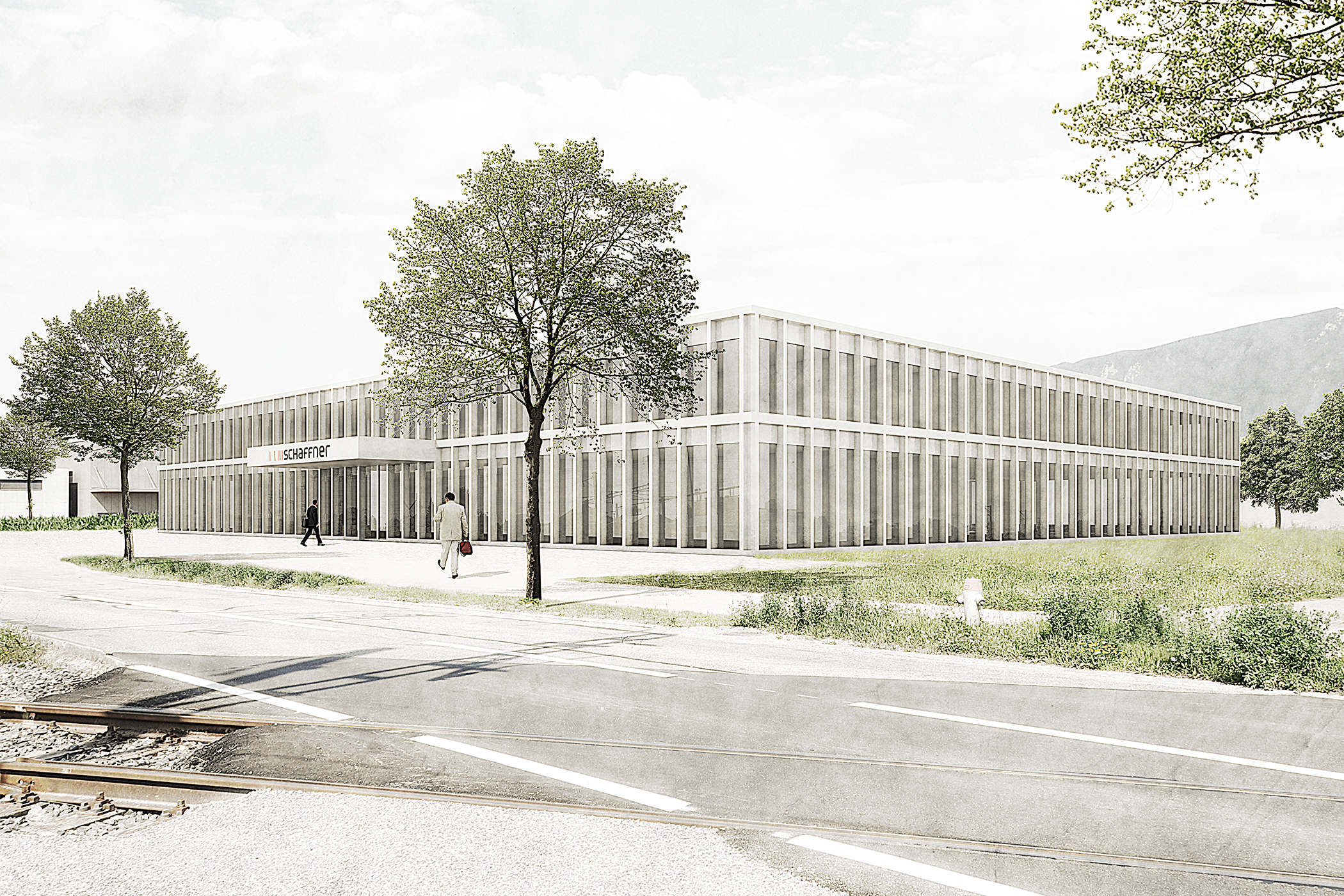 Studie Neubau Hauptsitz Schaffner Group in Luterbach